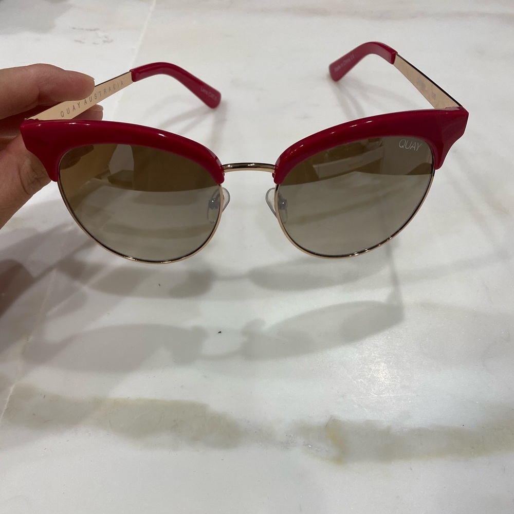 Quay red sunglasses